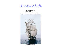 Bài giảng Biology - Chapter 1: A view of life