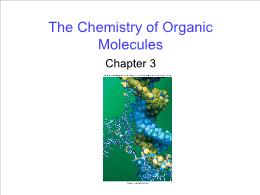 Bài giảng Biology - Chapter 3: The Chemistry of Organic Molecules