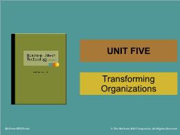 Bài giảng Business Driven Technology - Chapter 17 Building Software to Support an Agile Organization