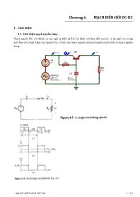 Bài giảng Chương 6. Mạch biến đổi DC-DC