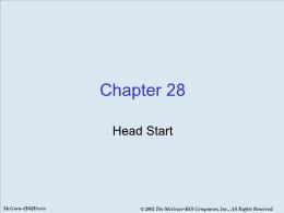 Bài giảng Economics - Chapter 28 Head Start