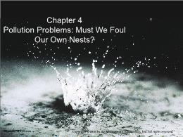 Bài giảng Economics of Social Issues - Chapter 4 Pollution Problems: Must We Foul Our Own Nests?