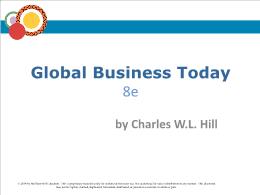 Bài giảng Global Business Today - Chapter 10 The Foreign Exchange Market