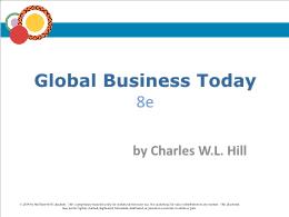 Bài giảng Global Business Today - Chapter 4 Differences in Culture