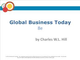 Bài giảng Global Business Today - Chapter 9 Regional Economic Integration