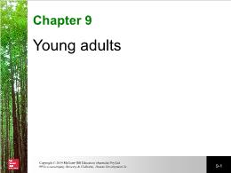 Bài giảng Human Development 2e - Chapter 9 Young adults