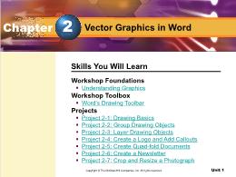 Bài giảng Introducing Desktop Publishing - Chapter 2 Vector Graphics in Word