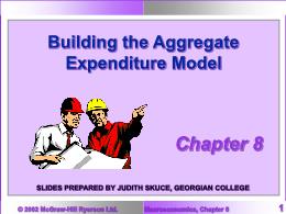 Bài giảng Macro - Chapter 8 Building the Aggregate Expenditure Model