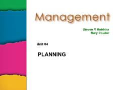 Bài giảng Management - Unit 4 Planning