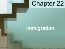 Bài giảng MicroEconomics - Chapter 022 Immigration