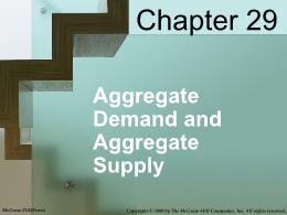Bài giảng MicroEconomics - Chapter 029 Aggregate Demand and Aggregate Supply