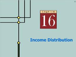 Bài giảng Microeconomics - Chapter 16 Income Distribution