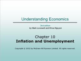 Bài giảng Understanding Economics - Chapter 10 Inflation and Unemployment