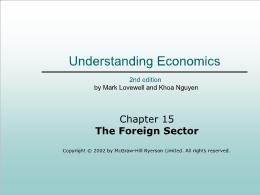 Bài giảng Understanding Economics - Chapter 15 The Foreign Sector