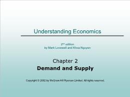 Bài giảng Understanding Economics - Chapter 2 Demand and Supply