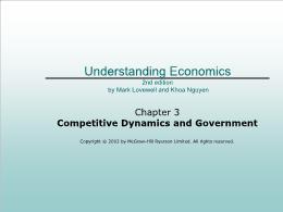 Bài giảng Understanding Economics - Chapter 3 Competitive Dynamics and Government