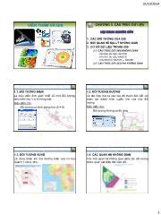 Bài giảng Viễn thám và GIS - Chương 3. Cấu trúc dữ liệu
