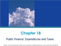 Chapter 18. Public Finance: Expenditures and Taxes