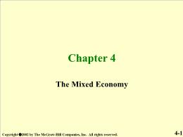 Chapter 4. The Mixed Economy