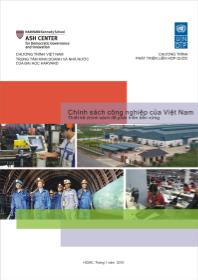 Chính sách công nghiệp của Việt Nam - Thiết kế chính sách để phát triển bền vững