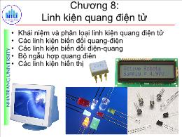 Chương 8: Linh kiện quang điện tử