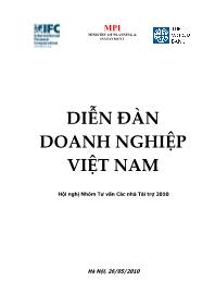 Diễn đàn doanh nghiệp Việt Nam