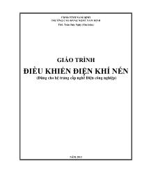 Giáo trình Điều khiển điện khí nén (Phần 1)