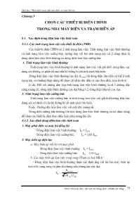 Giáo trình Phần điện trong nhà máy điện và trạm biến áp - Chương 5 Chọn các thiết bị điện chính trong nhà máy điện và trạm biến áp