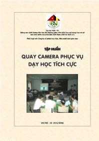 Tập huấn quay camera phục vụ dạy học tích cực