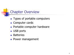 Bài giảng Computer - Chapter 13