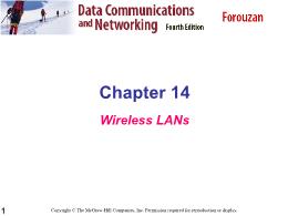 Bài giảng Data Communications and Networking - Chapter 14 Wireless LANs
