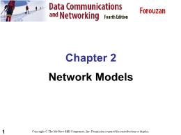 Bài giảng Data Communications and Networking - Chapter 2 Network Models