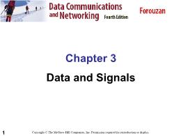Bài giảng Data Communications and Networking - Chapter 3 Data and Signals