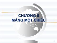 Bài giảng Lập trình C++ - Chương 5 Mảng một chiều