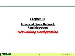 Bài giảng LPI202 - Chapter 01 Advanced Linux Network Administration
