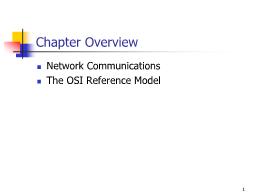 Bài giảng Network - Chapter 01