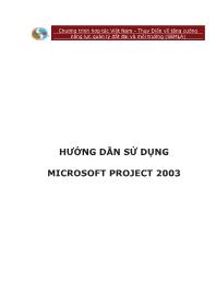 Hướng dẫn sử dụng Microsoft Project 2003 - Chương trình SEMLA