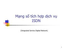 Mạng số tích hợp dịch vụ ISDN