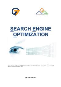 Tài liệu Search engine optimization (SEO)